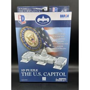 NIB The US Capitol 3D Puzzle by Daron Cubic Fun Washington DC